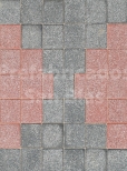 CAG2 Lecrin 20*20*8 abujardado textura granitica Rojo-Negro (79)